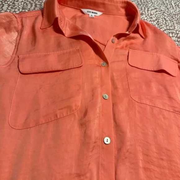 Spring Rose Steve Madden Augustina top S - Picture 5 of 7